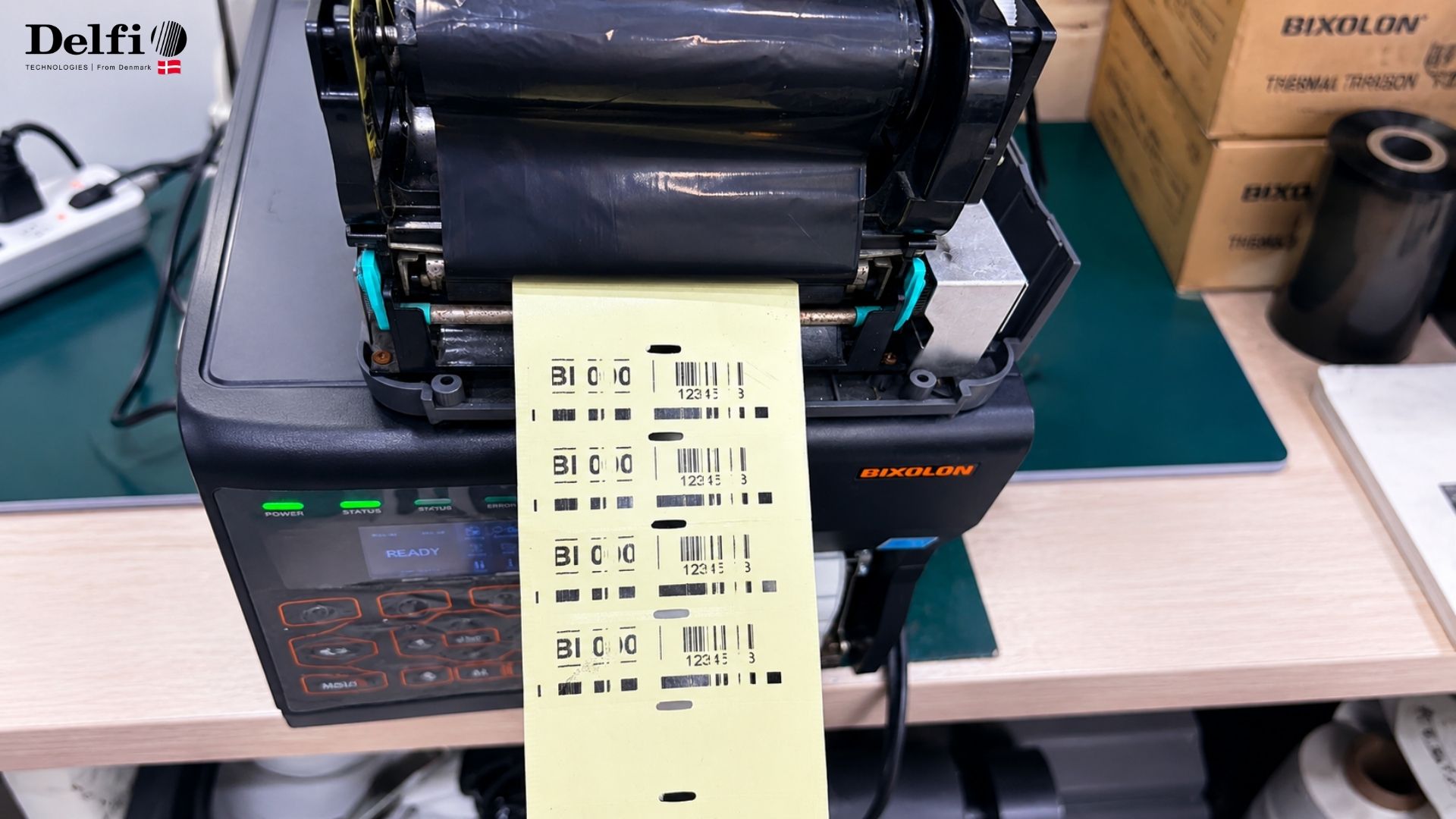 Máy In TSC In Đứt Nét, Mờ Mã Vạch