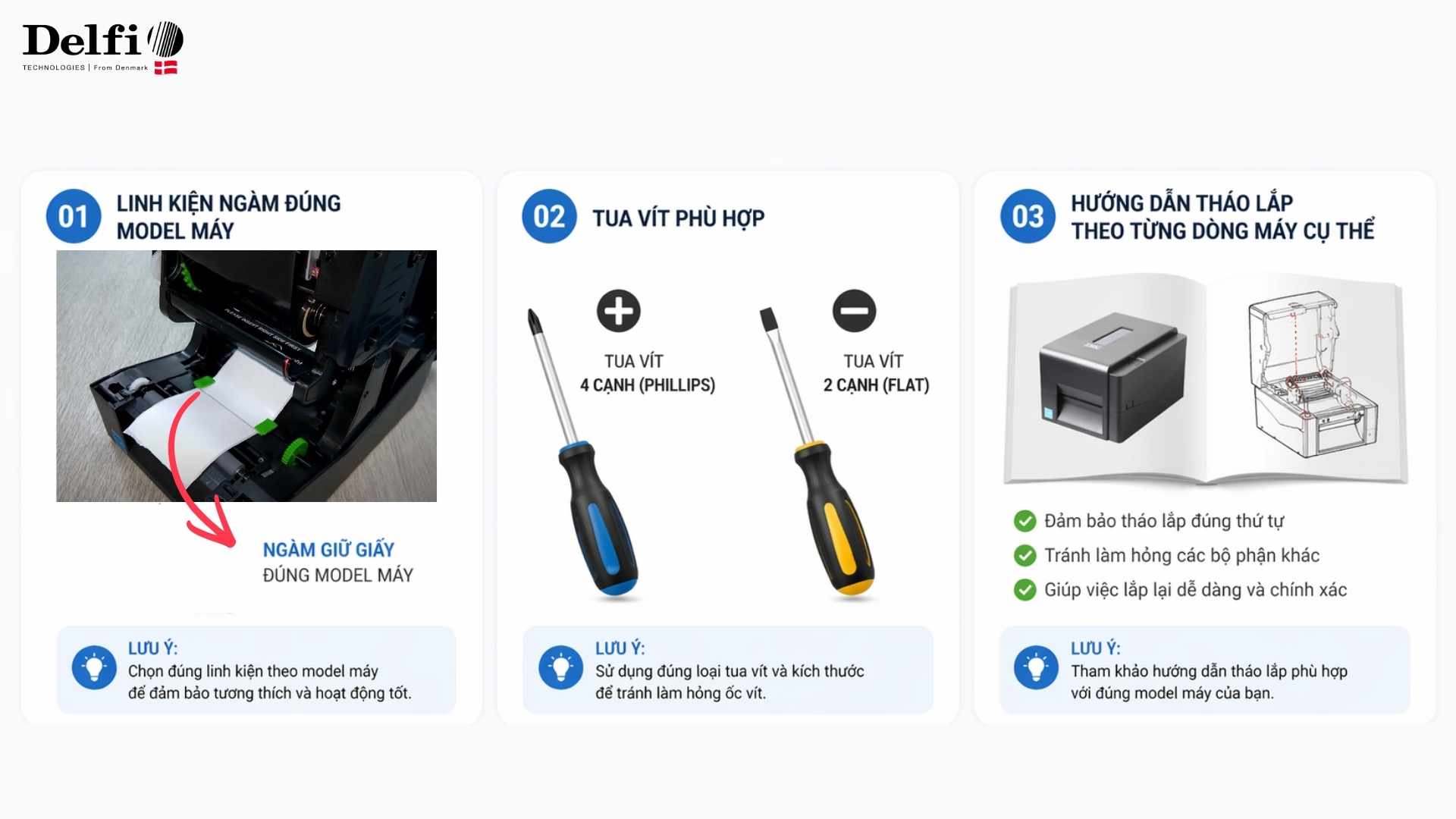 Cần chuẩn bị trước khi tự thay ngàm giữ giấy