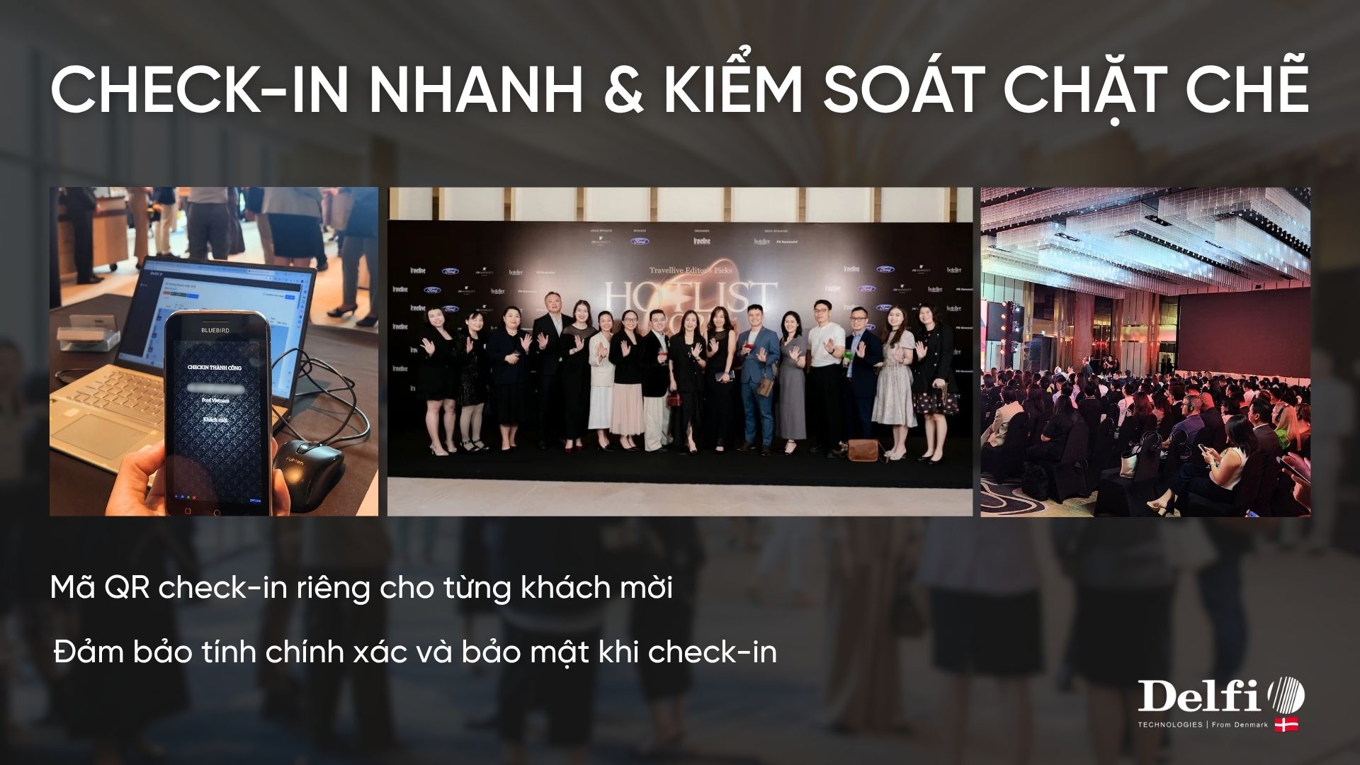 Thiết bị check-in sự kiện đảm bảo trải nghiệm tối ưu các hoạt động tại Hotlist 2025