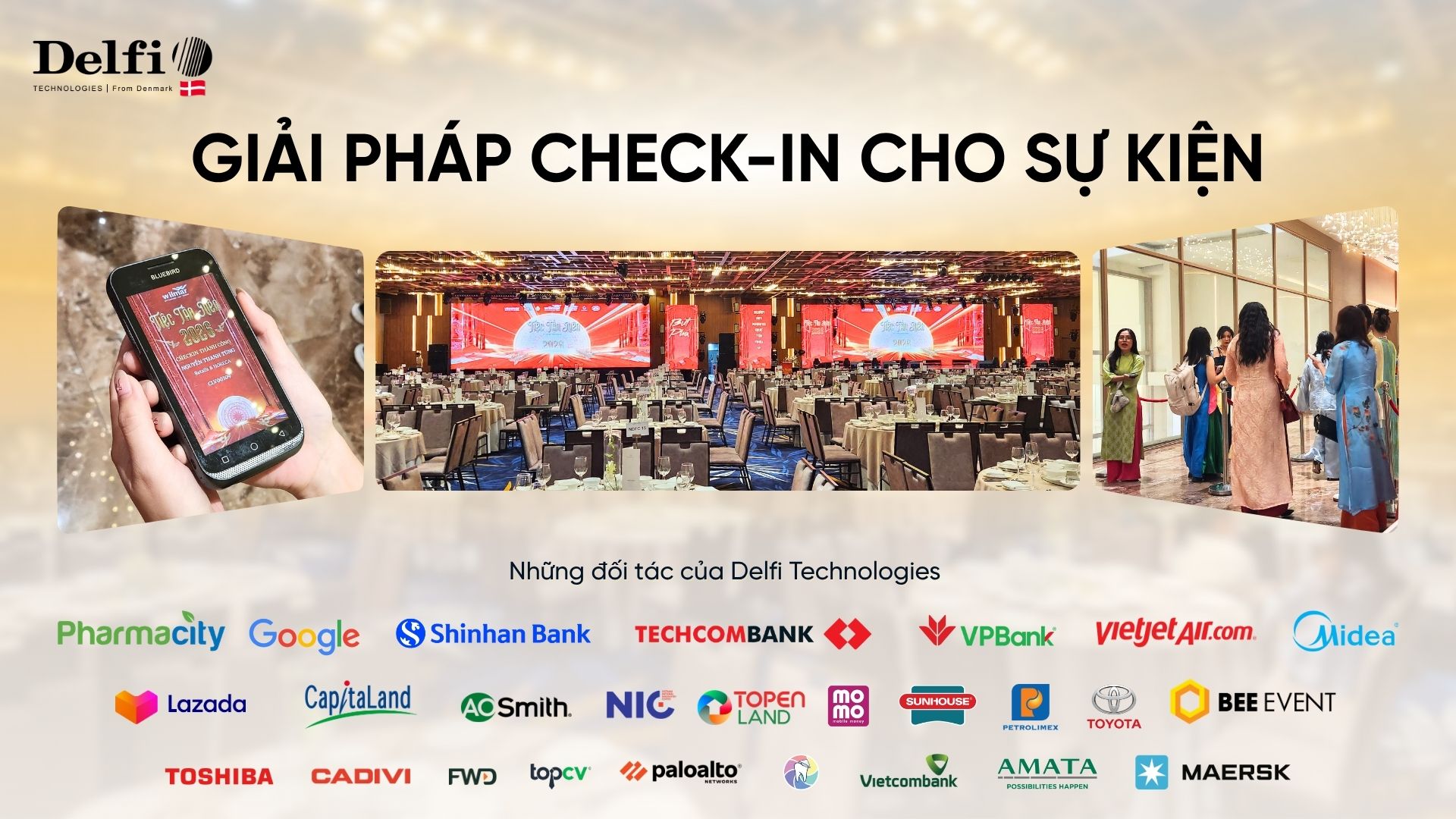Tiệc tân niên Wilmar 2026 tại TP.HCM sử dụng giải pháp check-in sự kiện 