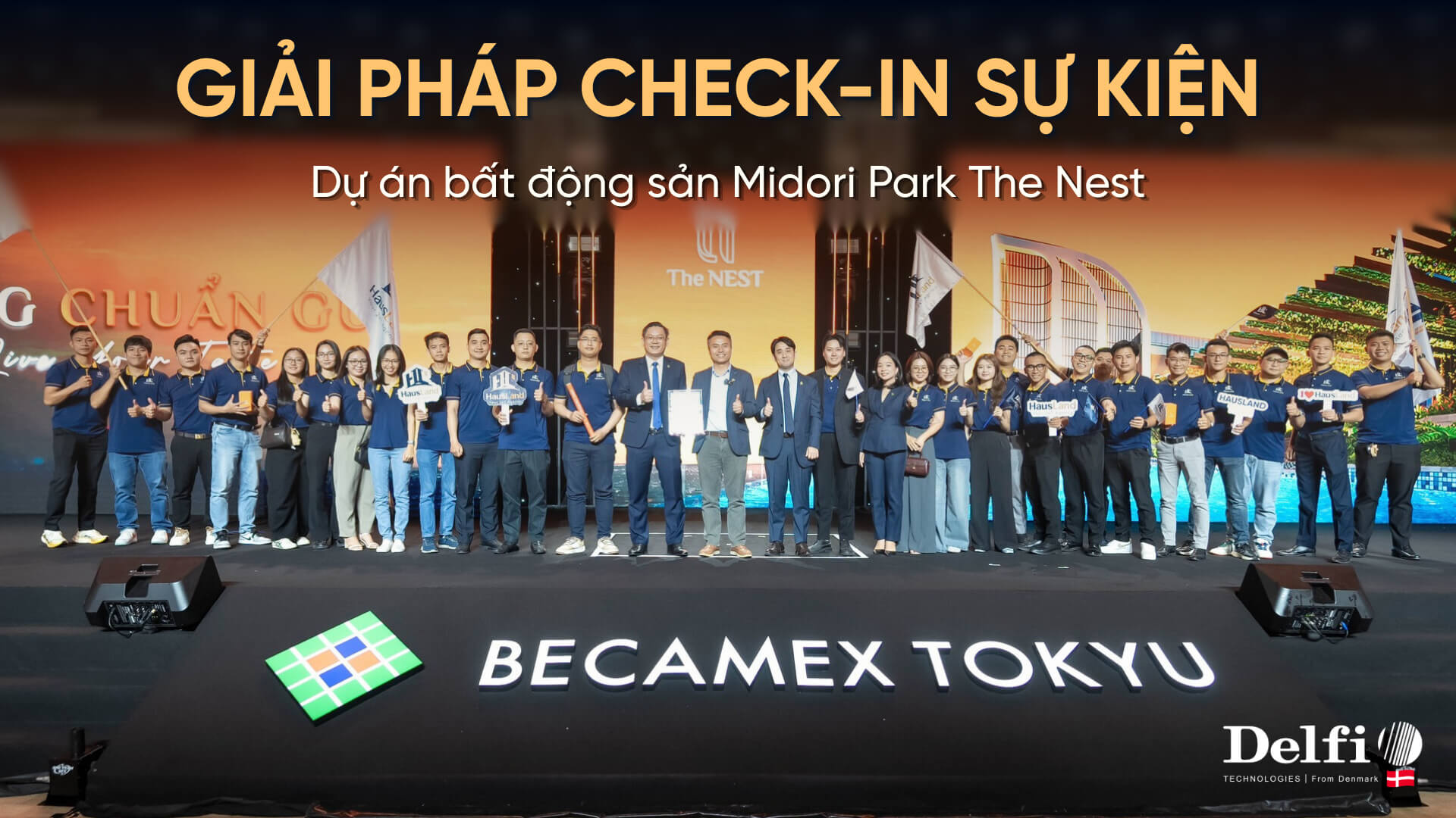Giải pháp check-in sự kiện dự án bất động sản tại Midori Park