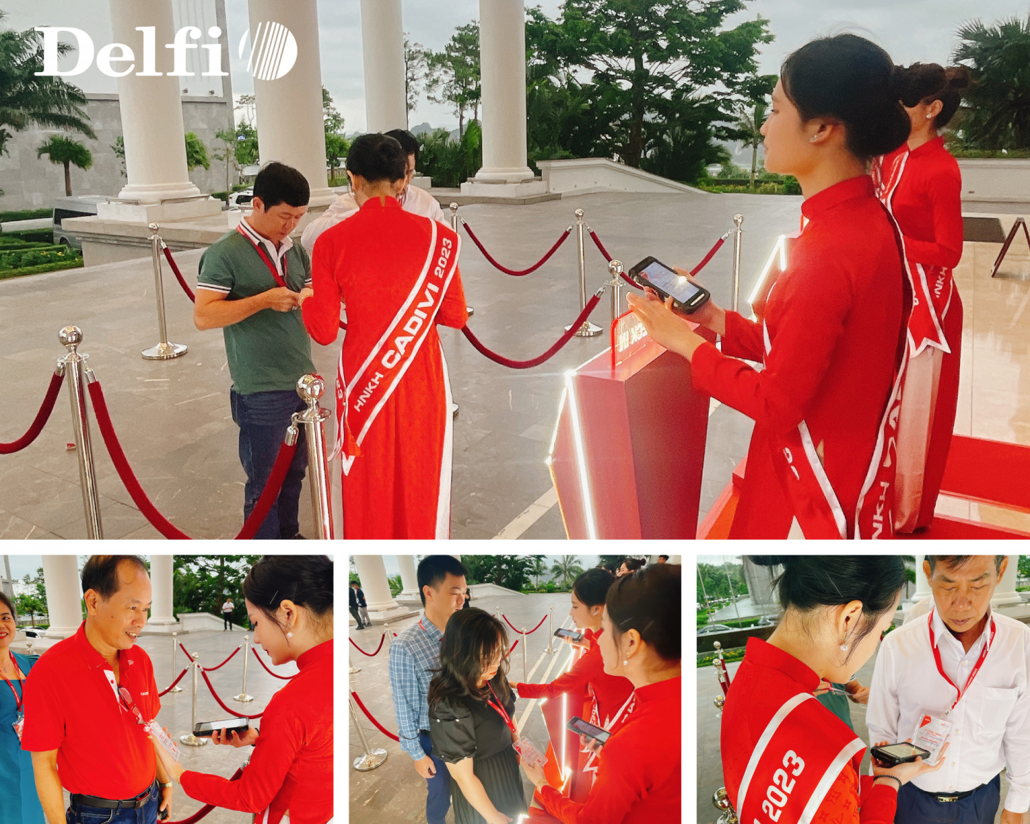Khách mời check-in sự kiện bằng mã qrcode tại Cadivi