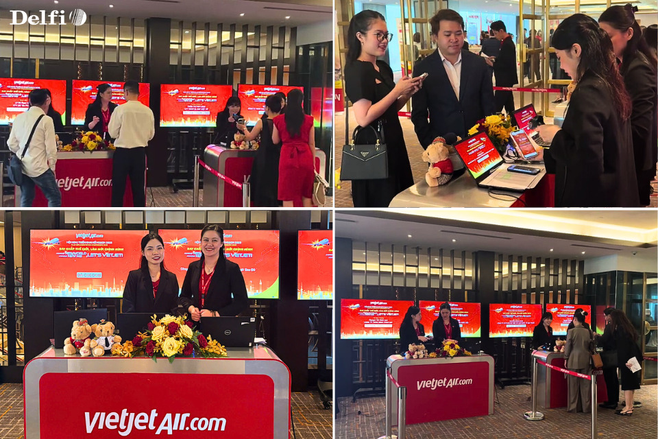 Quy trình check-in sự kiện của Vietjet cho những khách mời