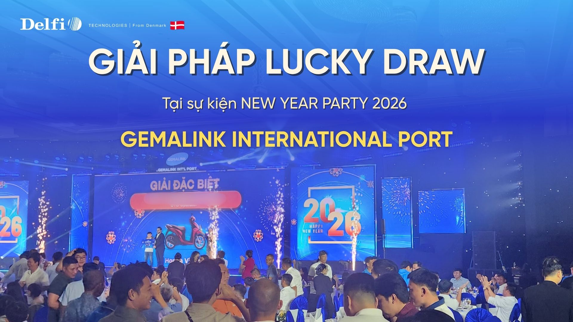 Giải pháp lucky-draw cho check-in sự kiện New year party