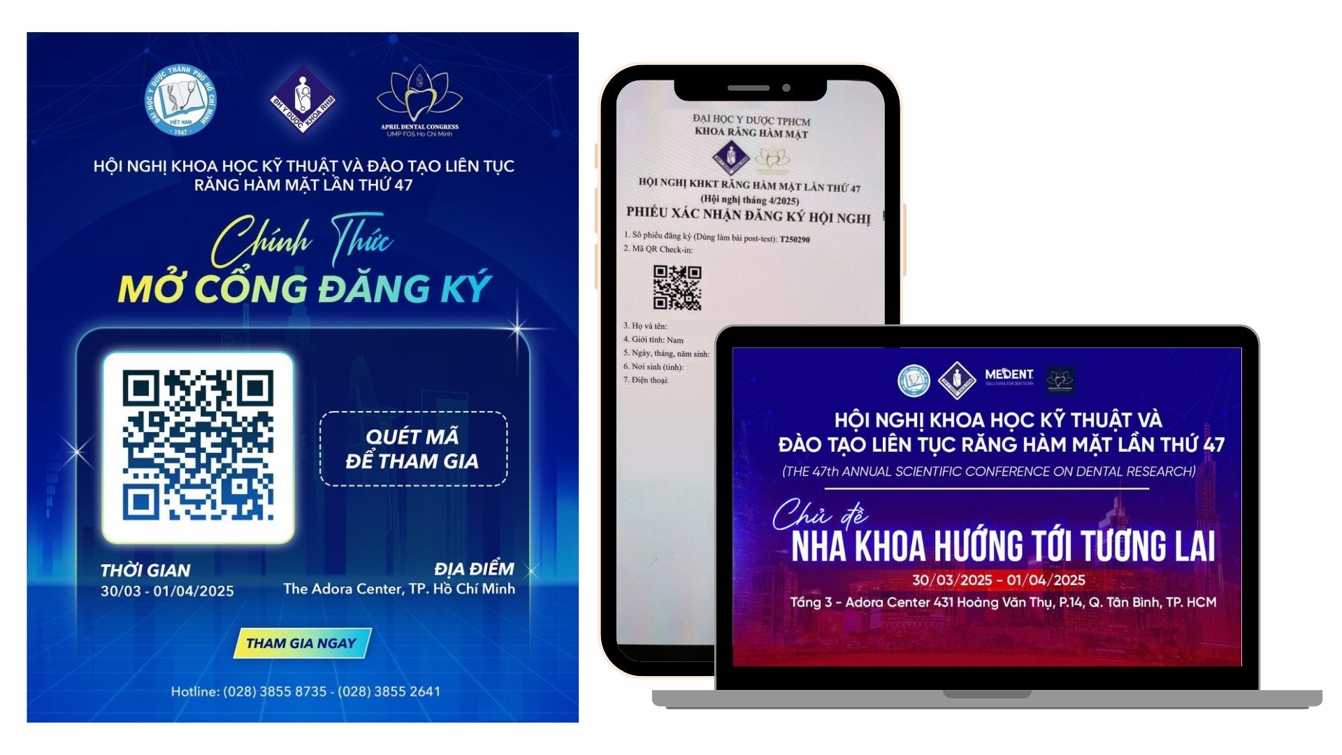 Triển khai giải pháp check-in sự kiện tại sự kiện Nha khoa lần thứ 47