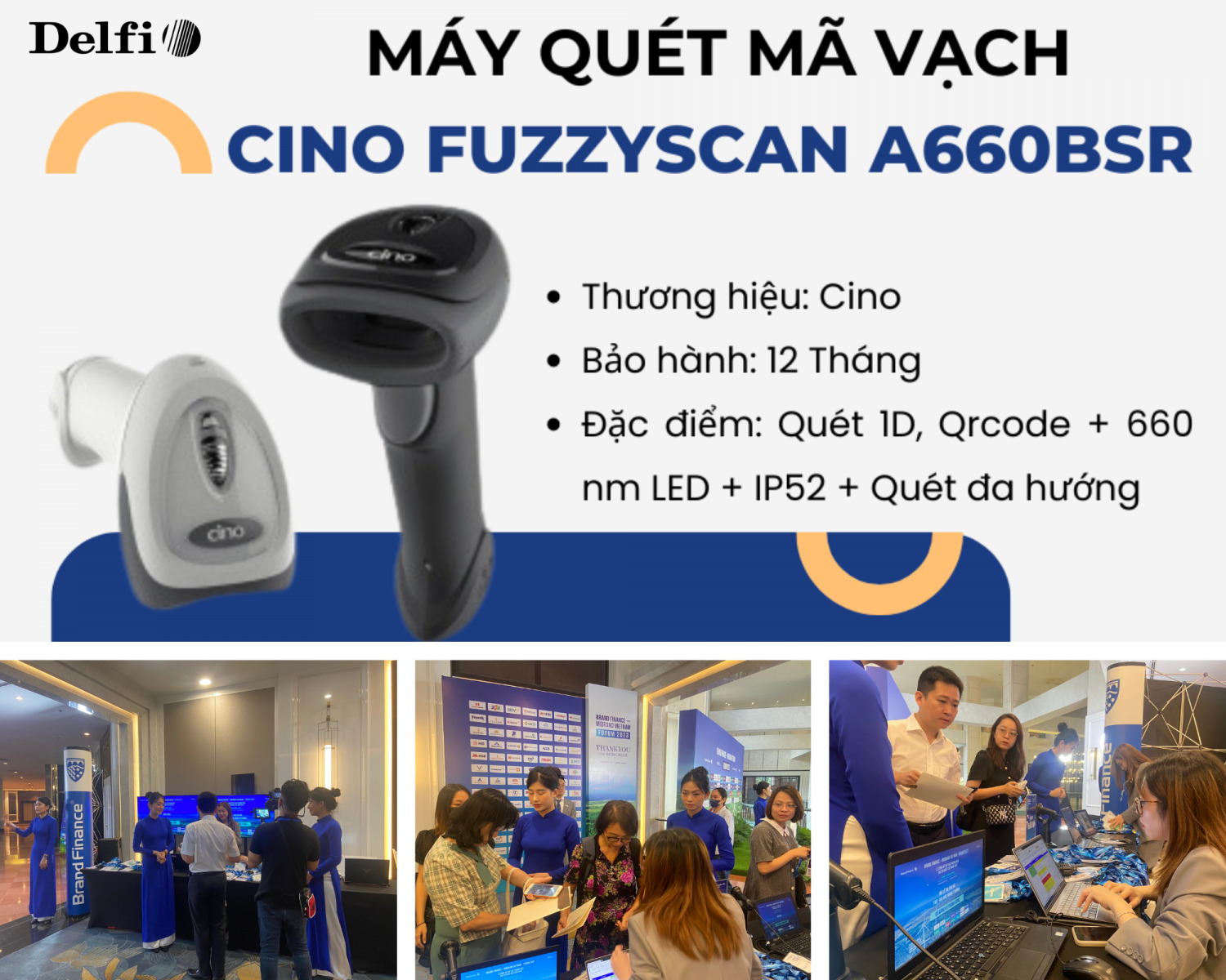Hệ thống thiết bị của giải pháp check-in sự kiện