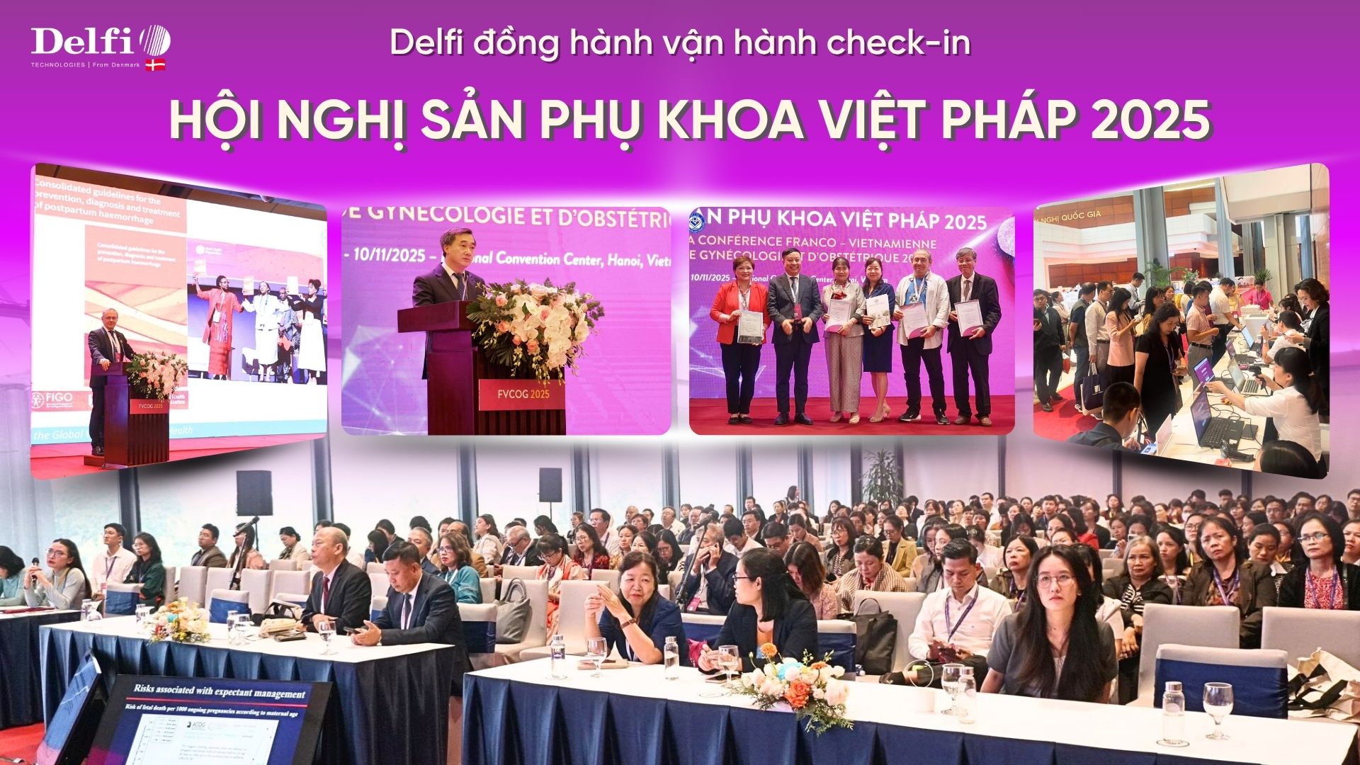 Giải pháp check-in qr code tại Hội nghị sản phụ khoa Việt Pháp