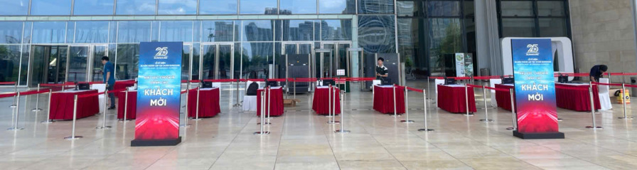 Tổng quan giải pháp check-in sự kiện có đến 20 line cho những khách mời
