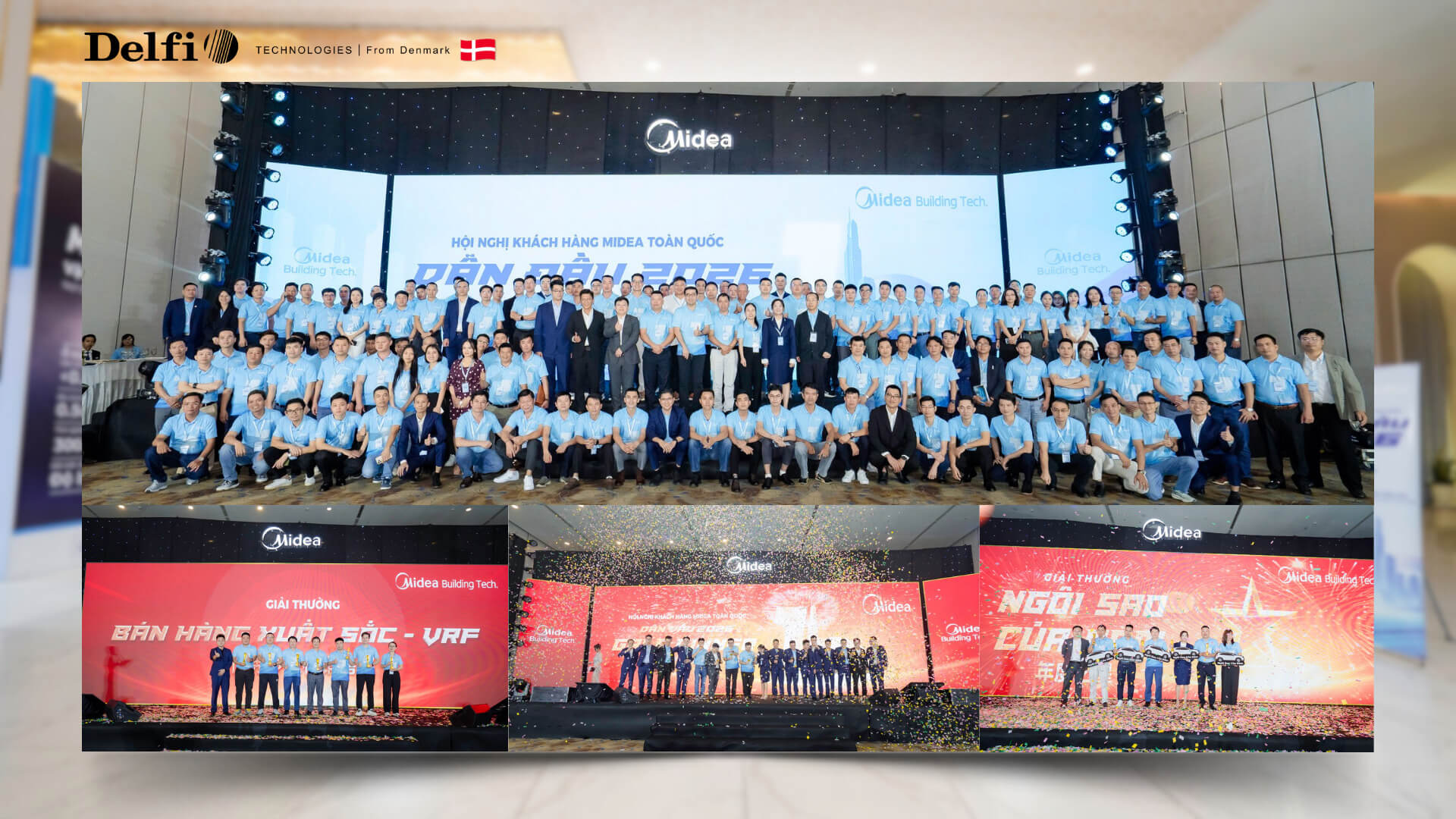 Tổng quan những hoạt động của check-in sự kiện Midea tại Adora Center