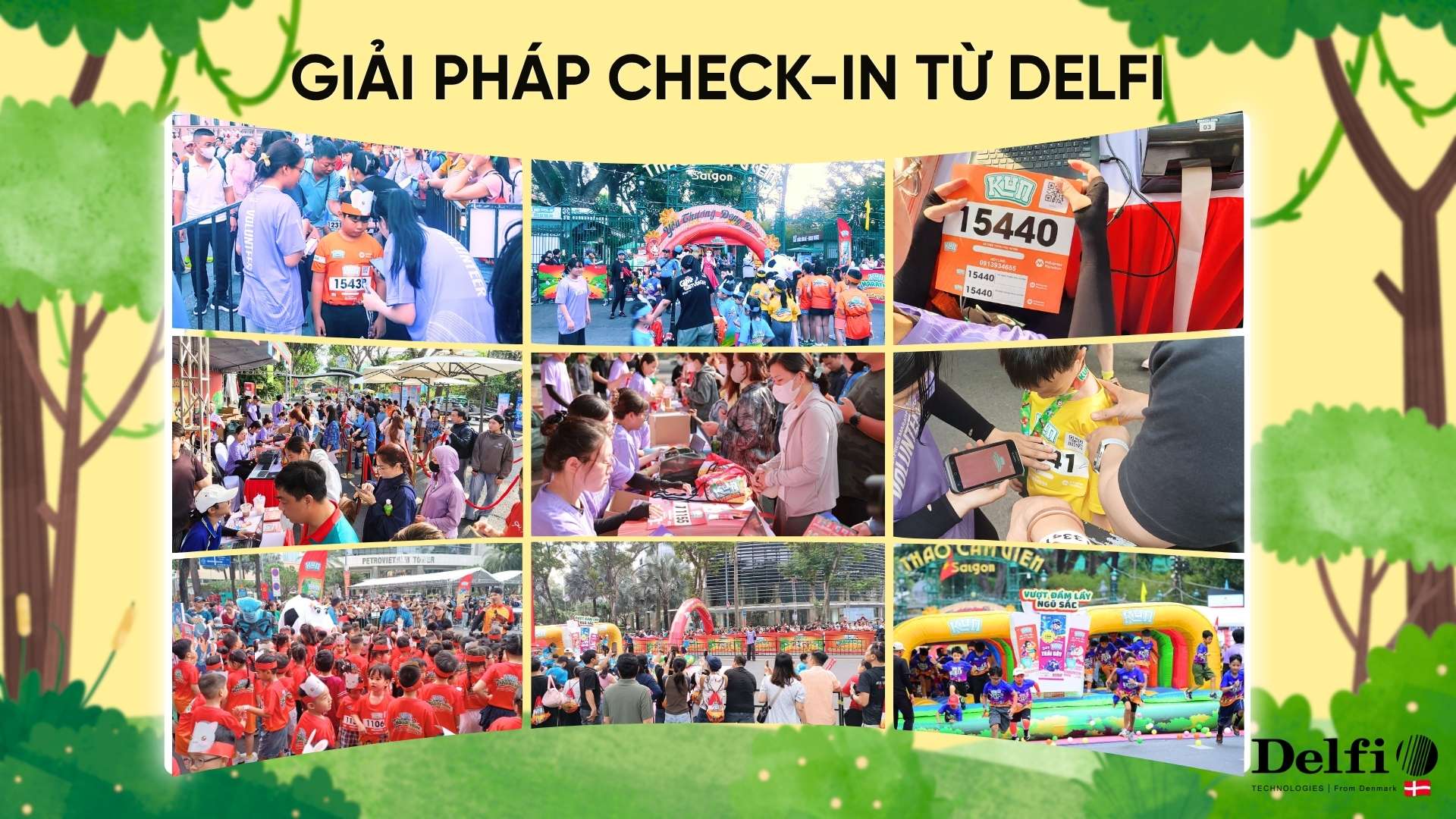 Ứng dụng giải pháp check-in sự kiện Kun Marathon giúp kiểm soát tối ưu các trẻ nhỏ