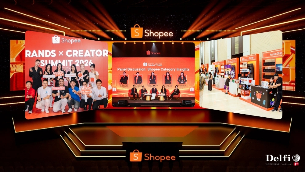 Tổng quan sự kiện Shopee Brands 2026 và Delfi là đối tác công nghệ check-in sự kiện