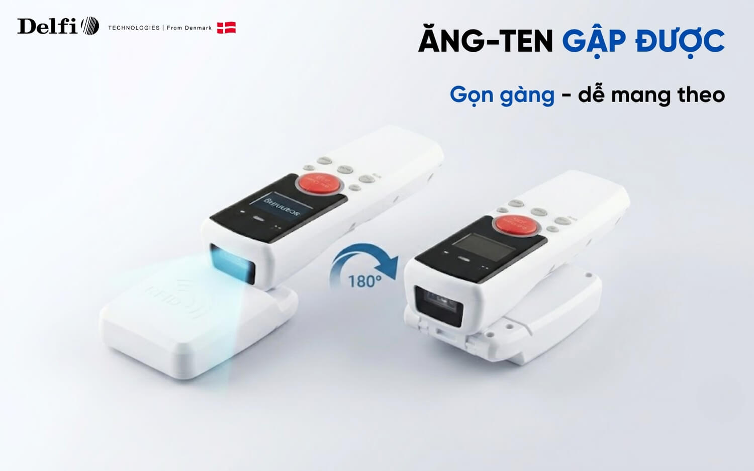 ATID AT388 ăng-ten gập được — gọn nhẹ khi mang và mở rộng khi sử dụng