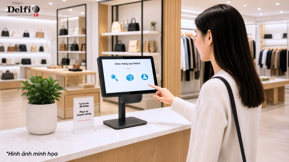 Ứng dụng của Tablet T10 Kiosk trong các ngành hàng