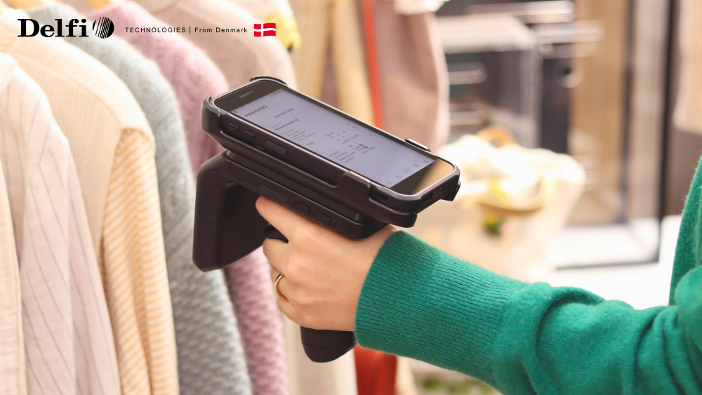 Kiểm kê cửa hàng thời trang bằng PDA quét tem mã vạch theo size và màu