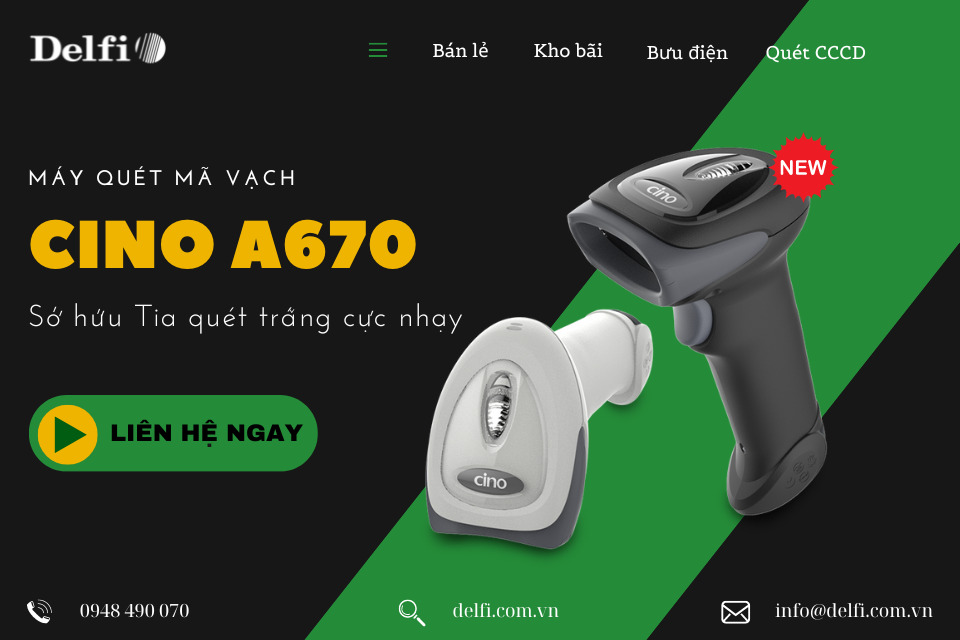 Máy quét CCCD Cino A670