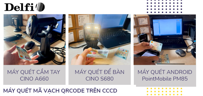 Máy đọc mã vạch căn cước công dân có mấy loại