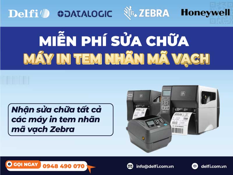 Sửa máy in tem nhãn mã vạch