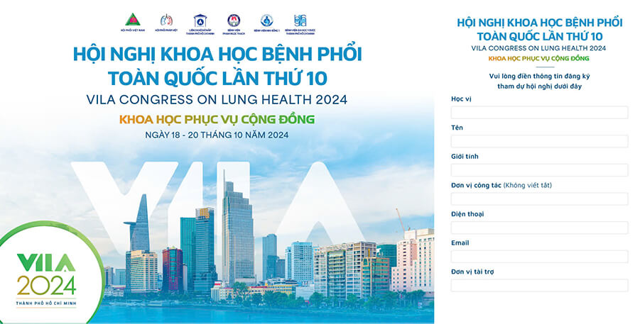 Màn hình đang hiển thị quy trình đăng ký và xác nhận Check-in đại biểu tại sự kiện.