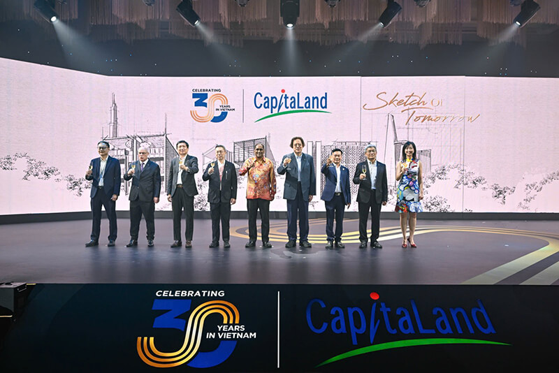 500 khách mời tham gia sự kiện kỷ niệm 30 năm hoạt động của Capitaland