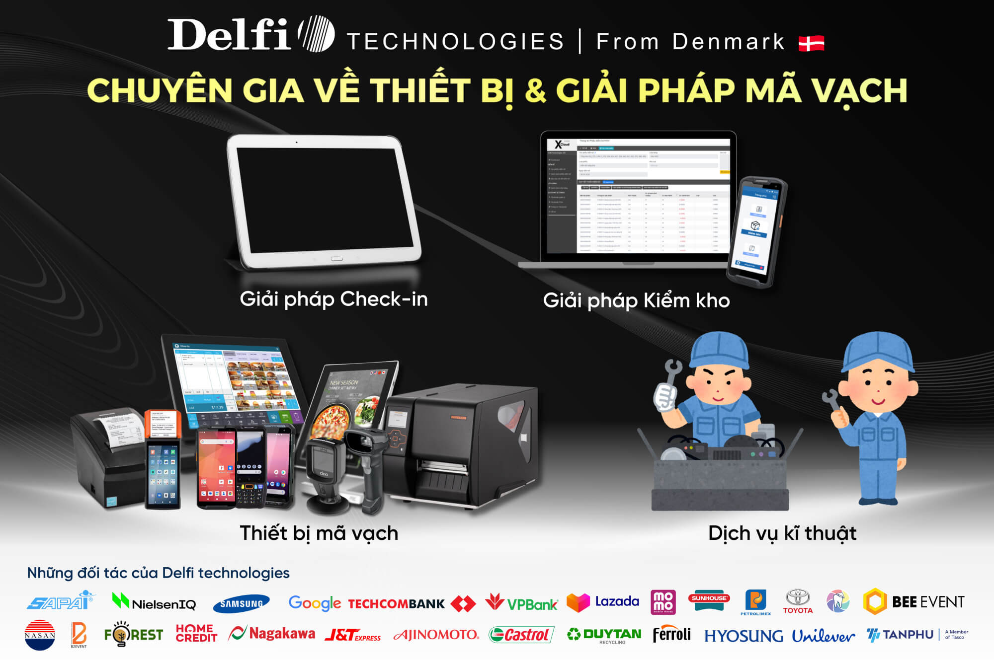 Giải pháp mã vạch Delfi