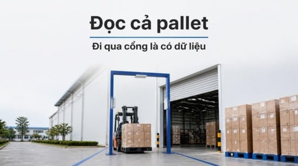 Cổng đọc trong giải pháp RFID quản lý kho tại khu nhận hàng