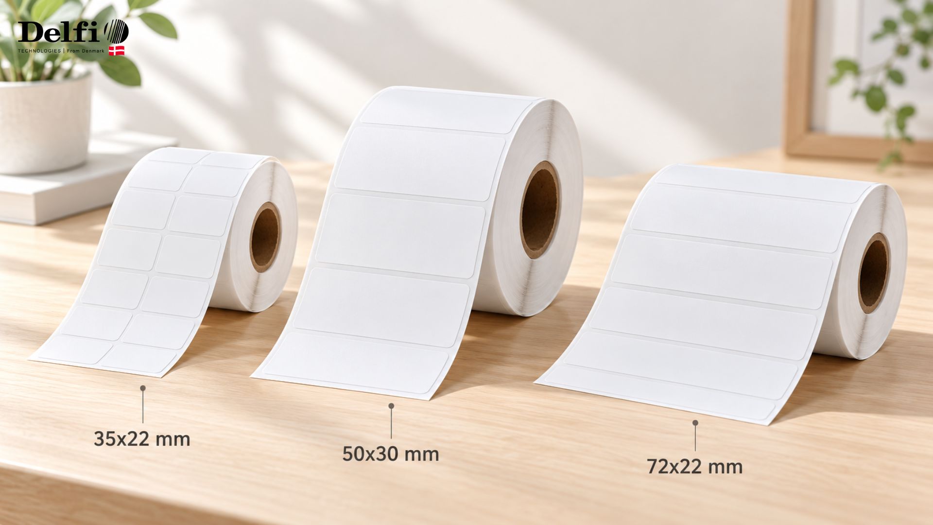 Kích thước giấy in mã vạch 2 tem
