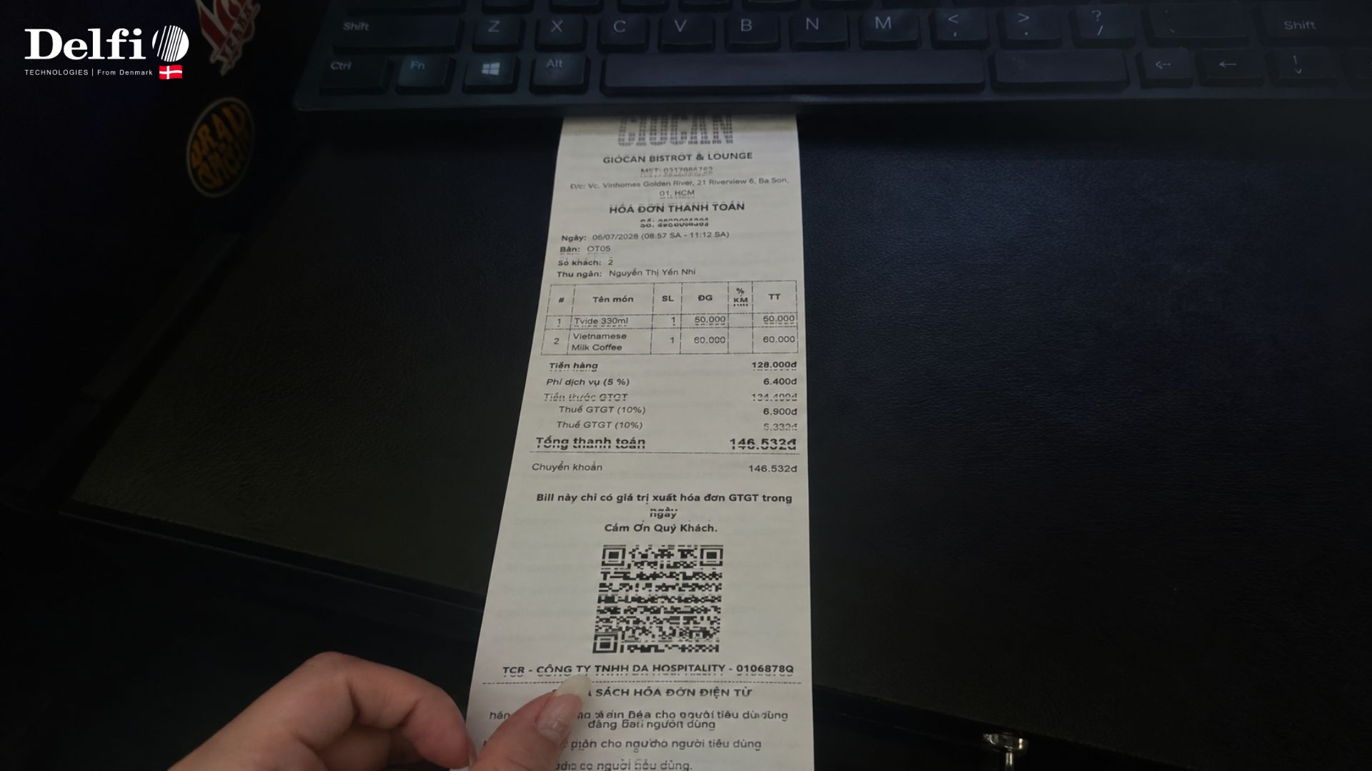 Máy in bill Xprinter bị sọc ngang