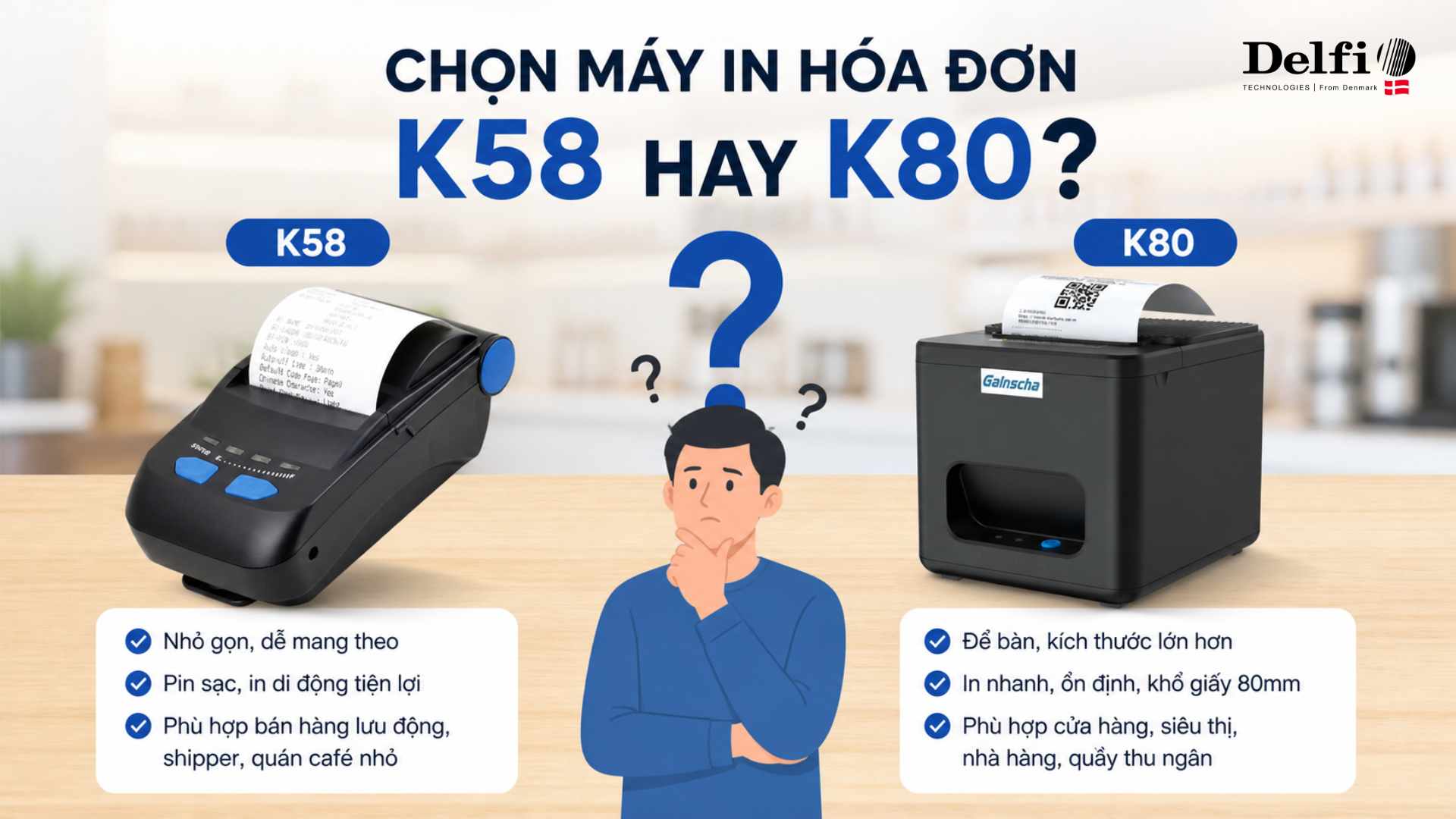 Máy in hoá đơn K58 và K80