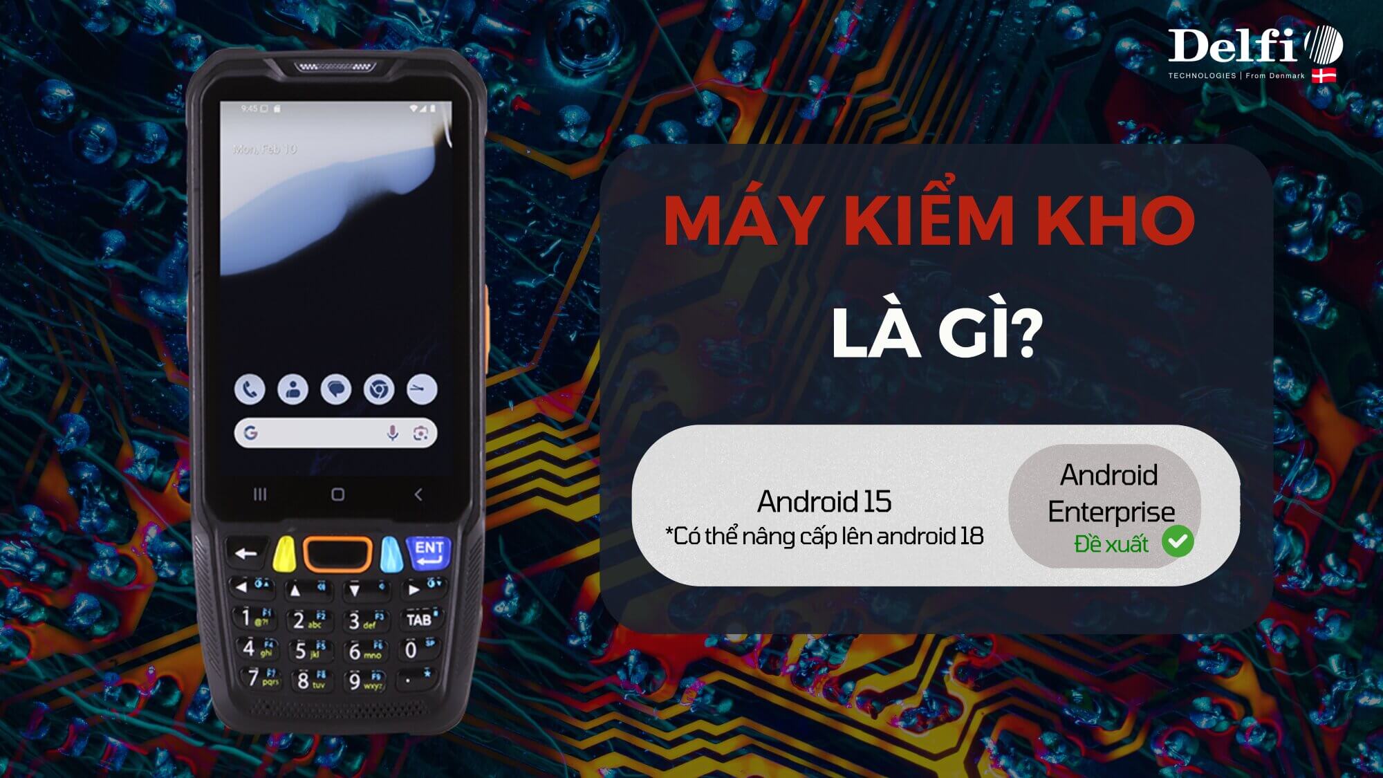 Máy kiểm kho PDA Point Mobile PM68