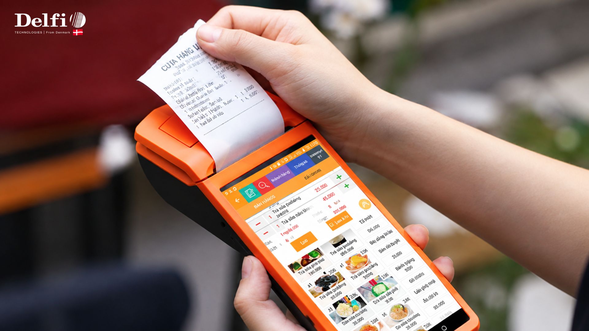 Máy Pos bán hàng Smart Android H10 Delfi