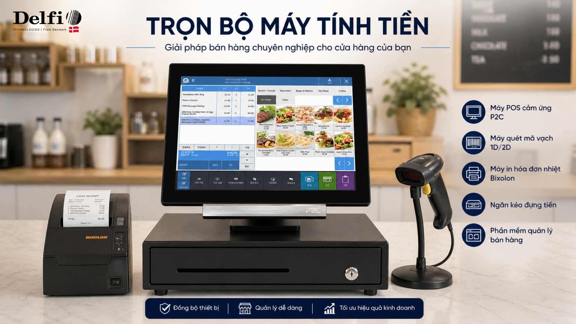 Máy POS tính tiền P2C&nbsp;