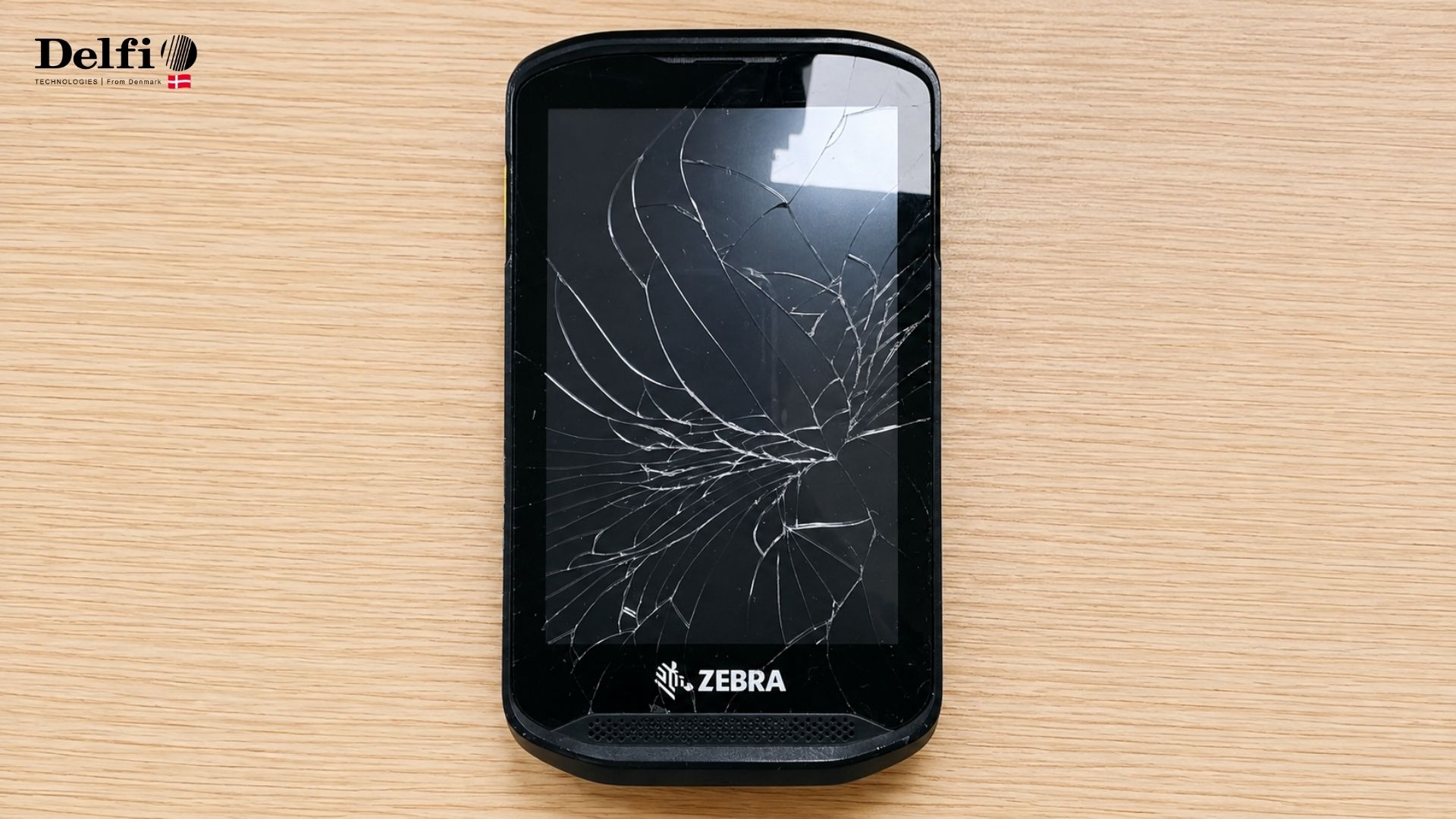 Máy đọc mã vạch Zebra bị vỡ màn hình 