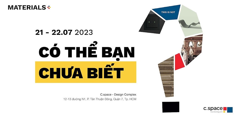 Poster sự kiện đang hiển thị thông điệp “Có thể bạn chưa biết” tại chương trình triển lãm