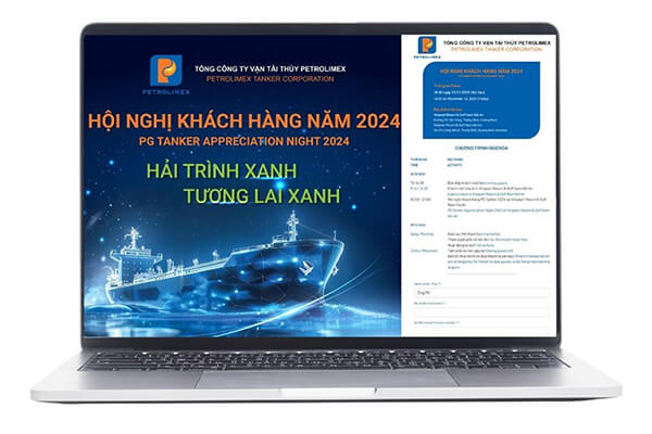 Hệ thống Check-in sự kiện bằng QR code đang hiển thị quy trình đăng ký khách tham dự trên laptop.