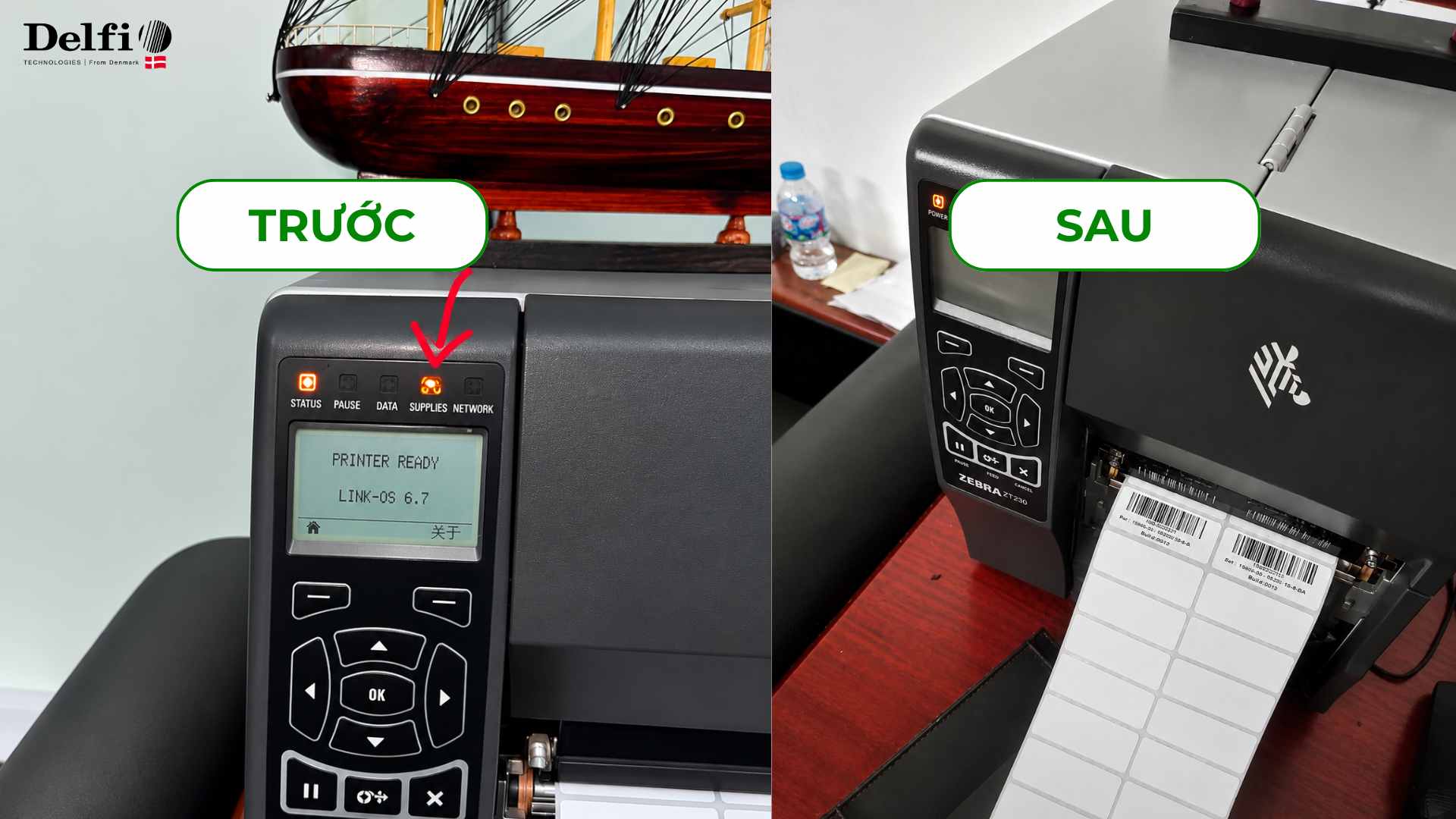 Sửa chữa máy in mã vạch ZT230
