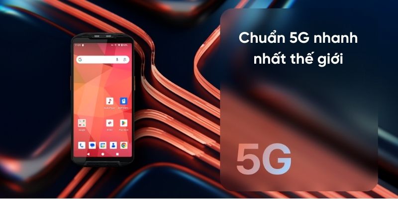 Thiết bị kiểm kho PM95 tích hợp kết nối 5G giúp truyền dữ liệu nhanh 