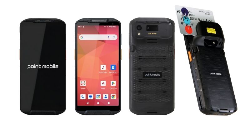 Máy kiểm kho PDA Point Mobile PM95 – Mặt trước - Mặt sau