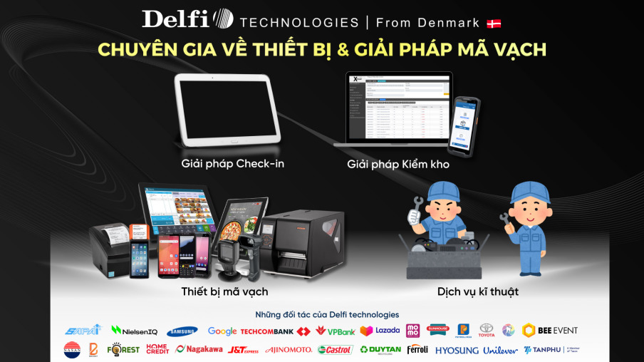 Thiết bị mã vạch Delfi