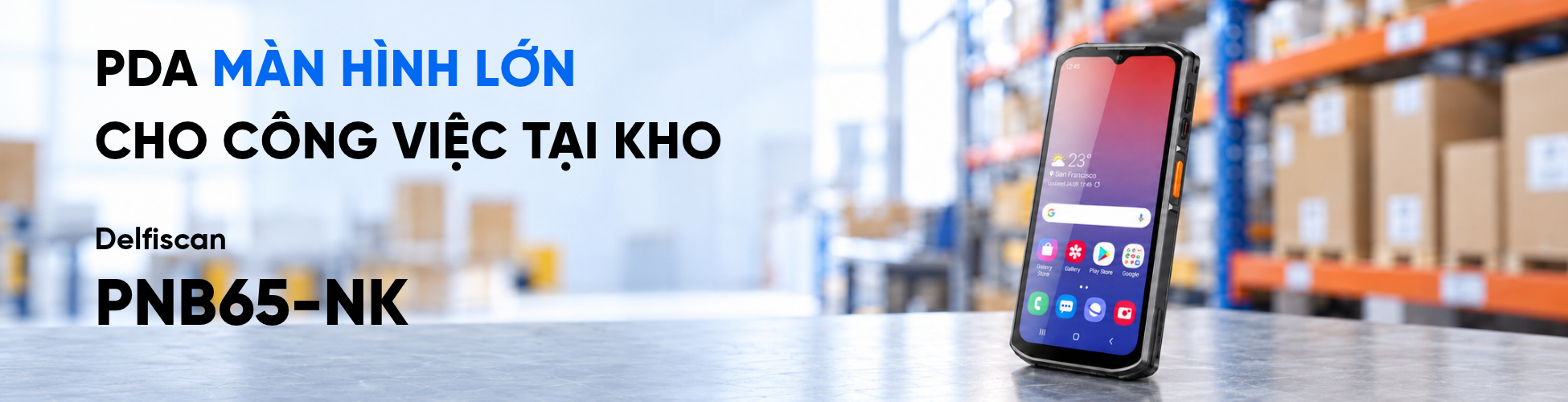Máy kiểm kho PDA Delfiscan PNB65-NK