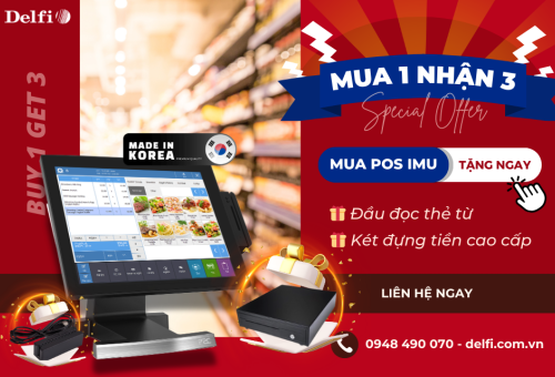 (HẾT HẠN) CHỦ CỬA HÀNG KHÔNG THỂ BỎ LỠ CƠ HỘI NHẬN 3 THIẾT BỊ BÁN HÀNG KHI MUA MÁY POS P2C CHẤT LƯỢNG HÀN QUỐC 