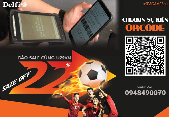 GIẤC MƠ VÀNG SEAGAMES 30 - GIẢM NGAY 22% DỊCH VỤ CHECKIN SỰ KIỆN