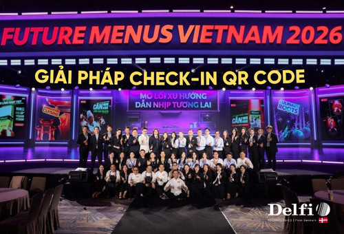 Delfi triển khai giải pháp check-in QR Code tại Future Menus 2026