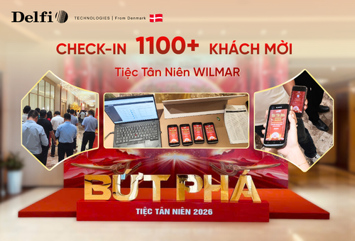 Giải pháp Check-in QR cho sự kiện 1.100 khách - Case Study Tiệc Tân Niên Wilmar | Delfi
