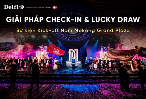 Giải pháp check-in tự động tại Nam Mekong Grand Plaza
