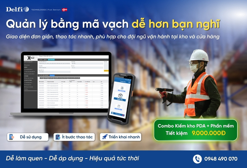 [Sale] - Combo Kiểm kho trọn gói PDA + Phần mềm