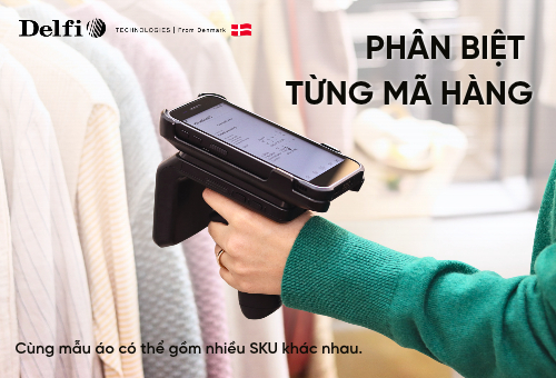 Kiểm kho thời trang bằng PDA cần đúng mã màu và size