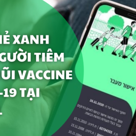 CẤP THẺ XANH CHO NGƯỜI TIÊM ĐỦ 2 MŨI VACCINE COVID-19 TẠI ISRAEL