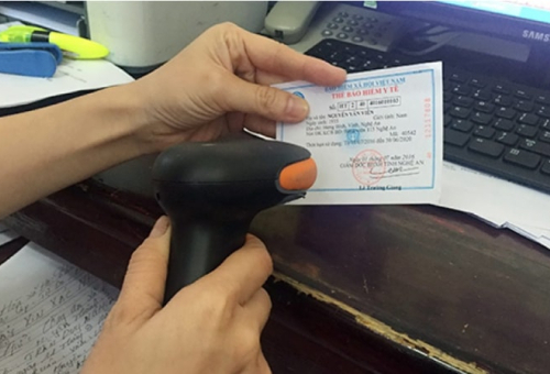 Hướng dẫn check mã bảo hiểm y tế bằng máy quét mã vạch