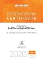 CHỨNG NHẬN NHÀ PHÂN PHỐI BIXOLON 2020 - DÒNG MÁY IN MÃ VẠCH