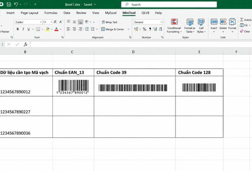 Chuyển Số Thành Mã Vạch: Online Miễn Phí, Chọn Chuẩn Code 128 & GS1